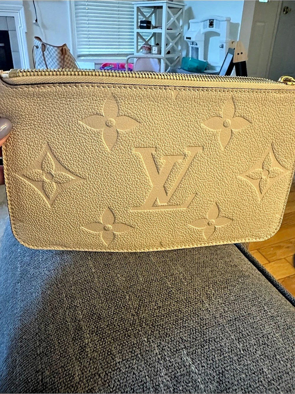 Louis Vuitton Monogram Pochette Cream